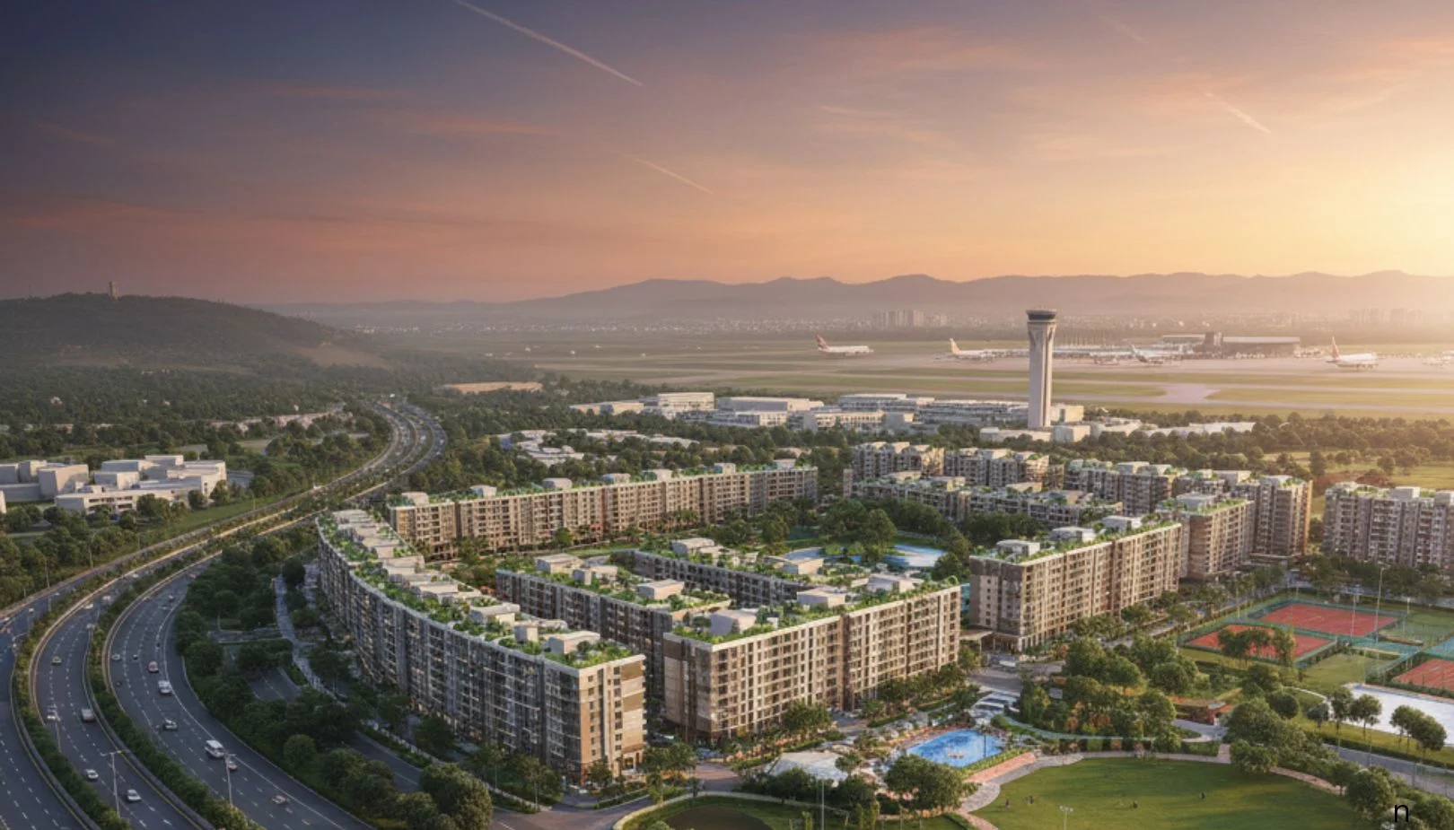 Bhartiya Garden Estate Location Review